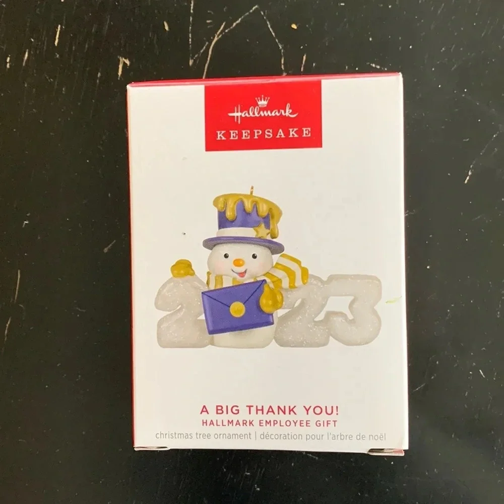 Hallmark keepsake 2023 a big thank you! Employee gift  NIB